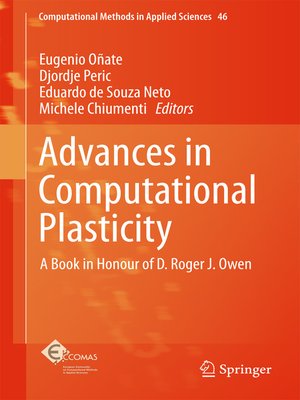 cover image of Advances in Computational Plasticity